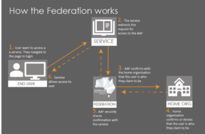 flow diagram of how the federation works 